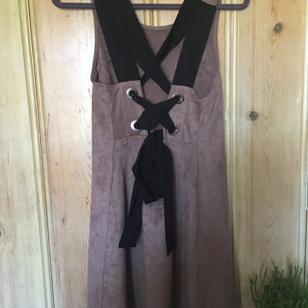 Entro Suede mini dress-NWT